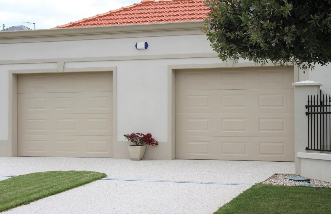 garage door panel repair.