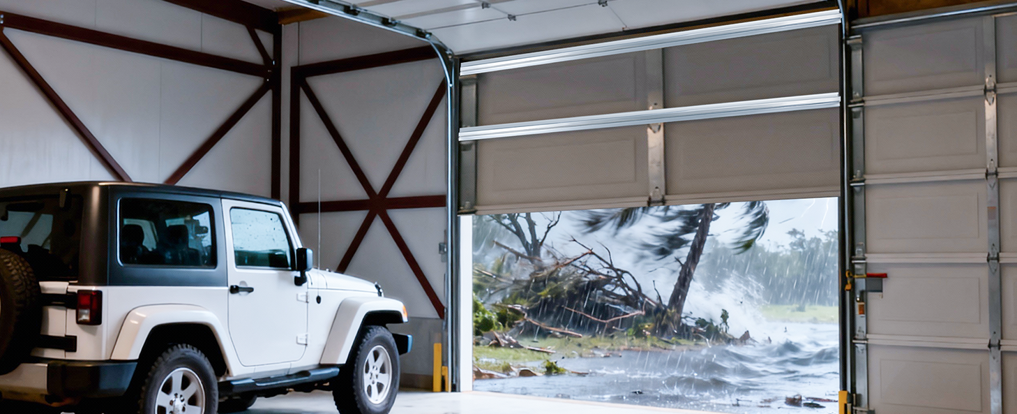 Hurricane Impact & Wind-Load Garage Door Upgrades